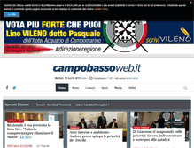 Tablet Screenshot of campobassoweb.it